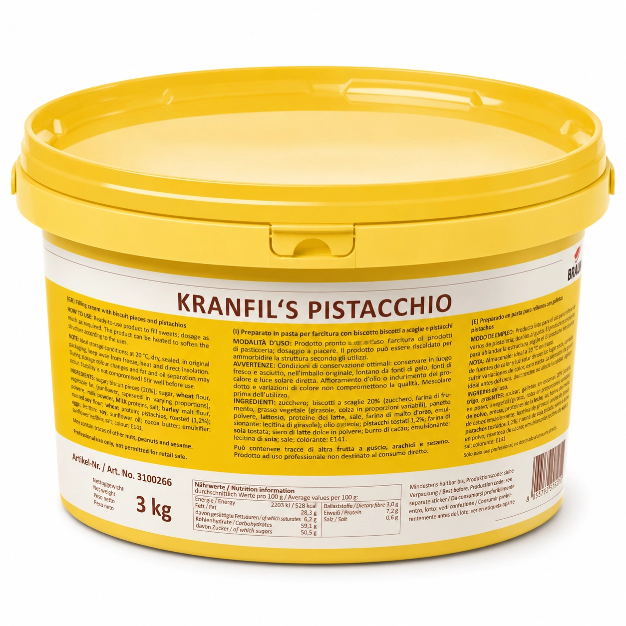 Martin Braun Kranfils Pistachio Filling