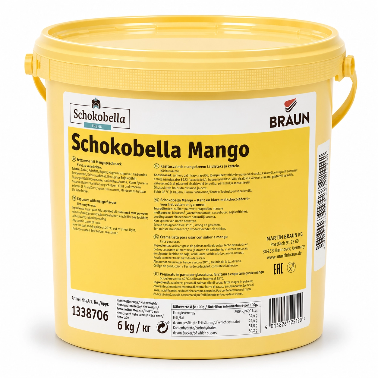 Martin Braun Schokobella Mango