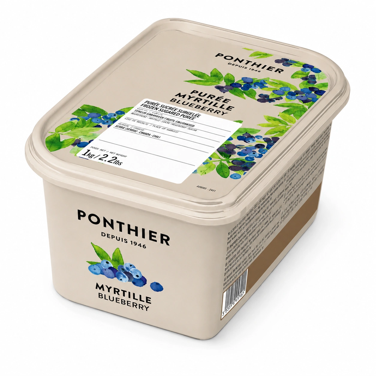 Ponthier Blueberry Puree